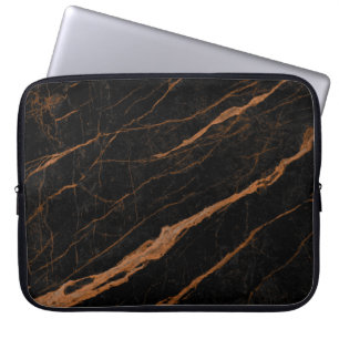 Capa Para Notebook fundo natural negro de marble emperador