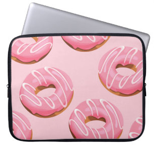 Capa Para Notebook Fundo sem costura de Rosquinhas envidraçadas