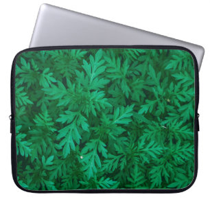 Capa Para Notebook Fundo verde natural das folhas verdes abstratas