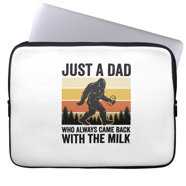 Capa Para Notebook Funny Dad Came Back With the Milk Vintage Shirt_1 (Frente)