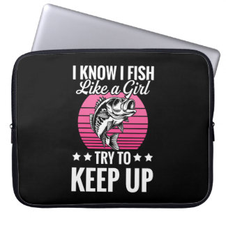 Capa Para Notebook Funny Fishing Theme