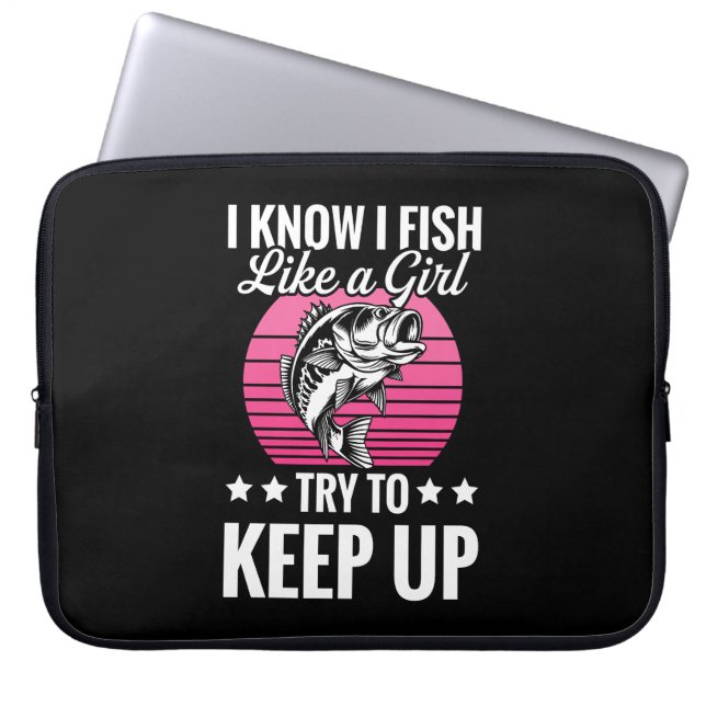 Capa Para Notebook Funny Fishing Theme (Frente)