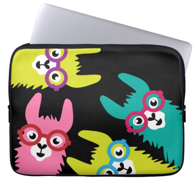 Capa Para Notebook Funny Llama Colorful Camelid (Frente)