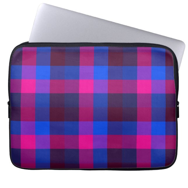 Capa Para Notebook Fusão de mosaico néon (Frente)