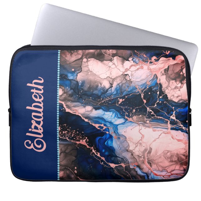 Capa Para Notebook Fusão de Tinta Vibrada (Frente)