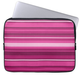 Capa Para Notebook Fuschia stripes