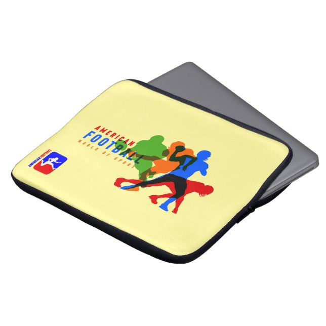 Capa Para Notebook Futebol americano | Bolsa de laptop de 13" (Frente Topo)
