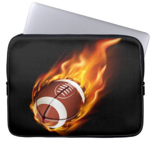 Capa Para Notebook Futebol Capa-Flamejante do laptop