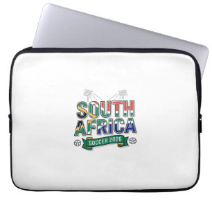 Capa Para Notebook Futebol da África do Sul 2026 Futebol Bold Tipogra