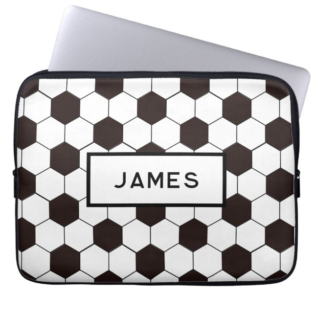 Capa Para Notebook Futebol infantil Padrão de futebol Aniversário do  (Frente)