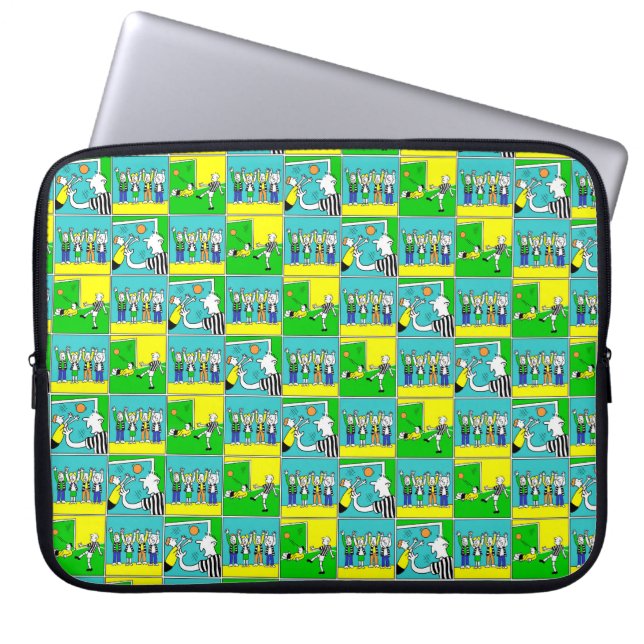 Capa Para Notebook Futebolistas & Fãs (Frente)