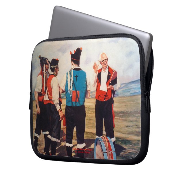 Capa Para Notebook Gaiteros/Gaiteiros/Pipers (Frente Esquerda)