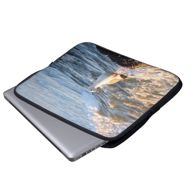 Capa Para Notebook Gaivota da Praia de Veneza (Frente Inferior)