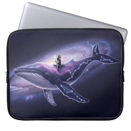 Capa Para Notebook Galactic Whale Laptop Sleeve