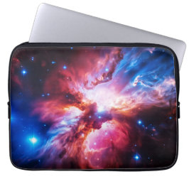 Capa Para Notebook Galáxia da Nebulosa Colorida Estrelas Espaciais Un