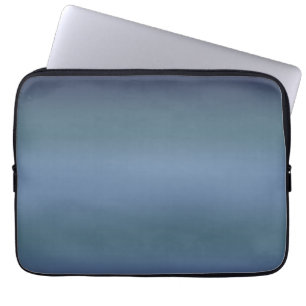 Capa Para Notebook Galáxia de Aquarela azul moderna