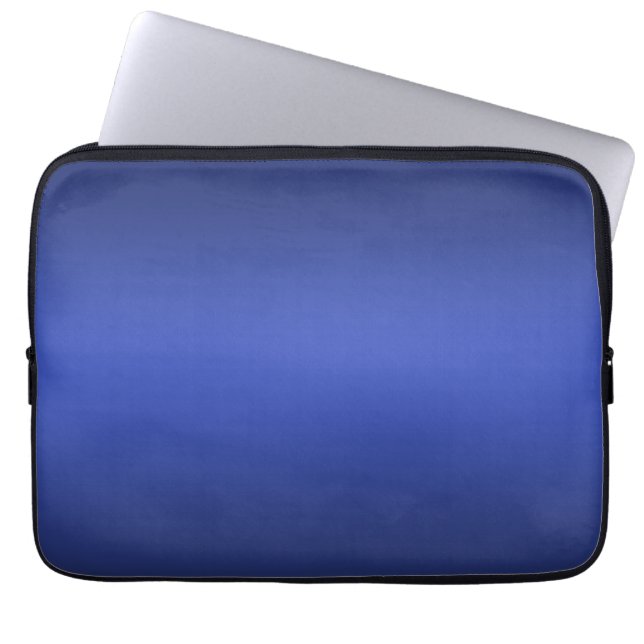 Capa Para Notebook Galáxia de Aquarela azul moderna (Frente)