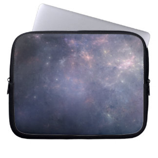 Capa Para Notebook Galáxia roxa com estrelas
