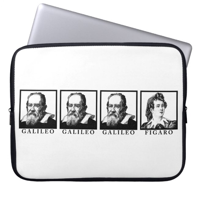 Capa Para Notebook Galileu Figaro BW (Frente)