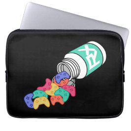 Capa Para Notebook Gamer Colorida Controller Cartoon Pill Botão