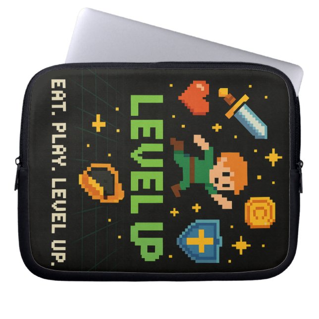 Capa Para Notebook Gamer Eletrônicos Bag Nível Superior - Estilo Retr (Frente)
