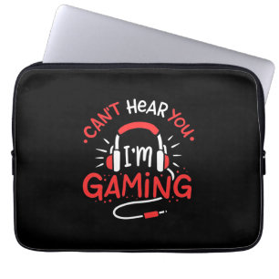 Capa Para Notebook Gamer Gift Não Posso Estar Aqui Estou A Jogar