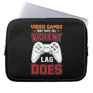 Capa Para Notebook Gamer Gift Videos games Lag Does