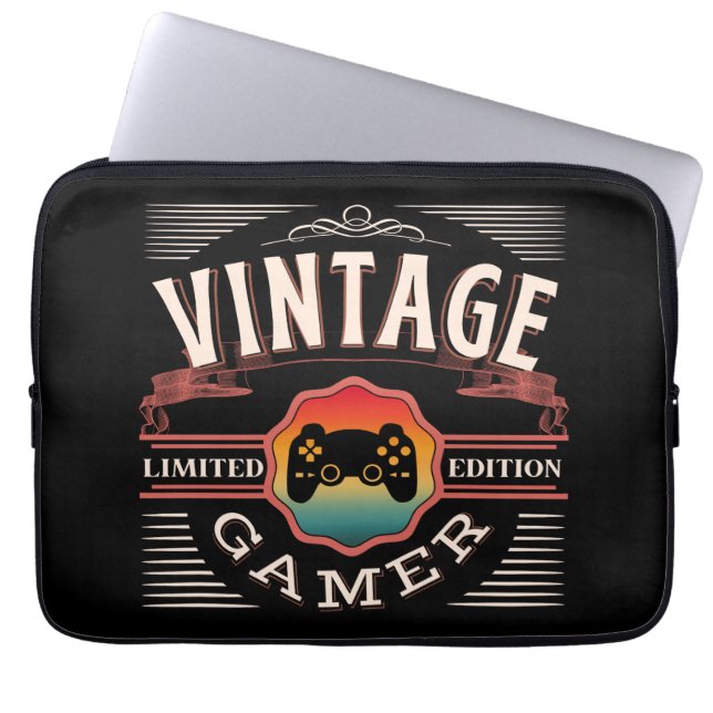 CAPA PARA NOTEBOOK GAMER VINTAGE EDIÇÃO LIMITADA (Frente)