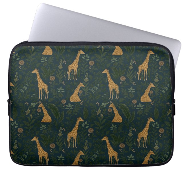 Capa Para Notebook Gangout de Girafa Tropical (Frente)