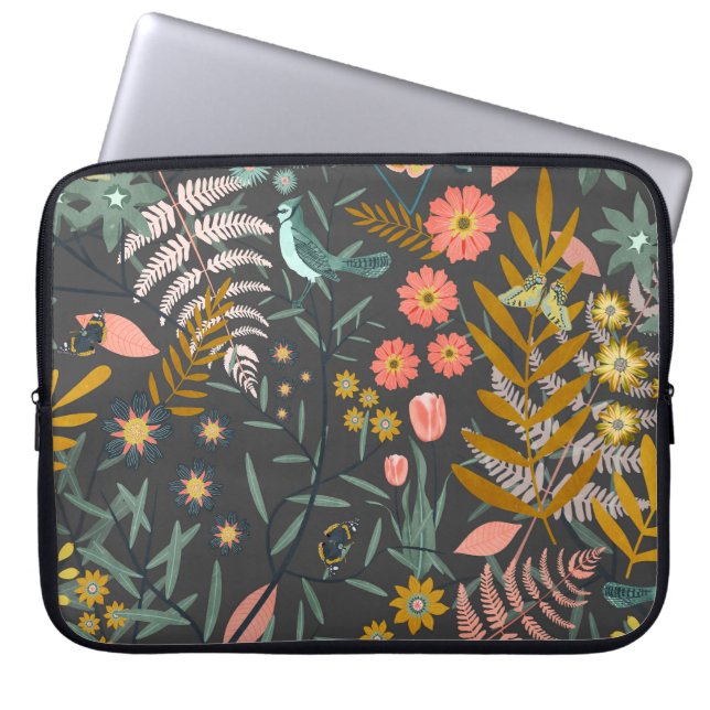 Capa Para Notebook Garden of birds (Frente)