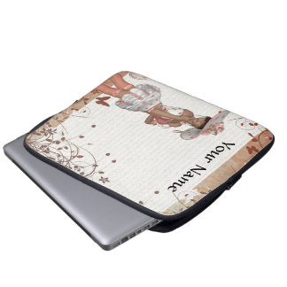 Capa Para Notebook Garota de chapéu de verão