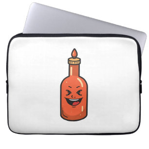 Capa Para Notebook Garrafa de Molho Picante de Desenho Animado Fofo M