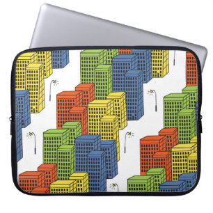 Capa Para Notebook Garrafas De Vidro, Design de Padrão De Abstrato.