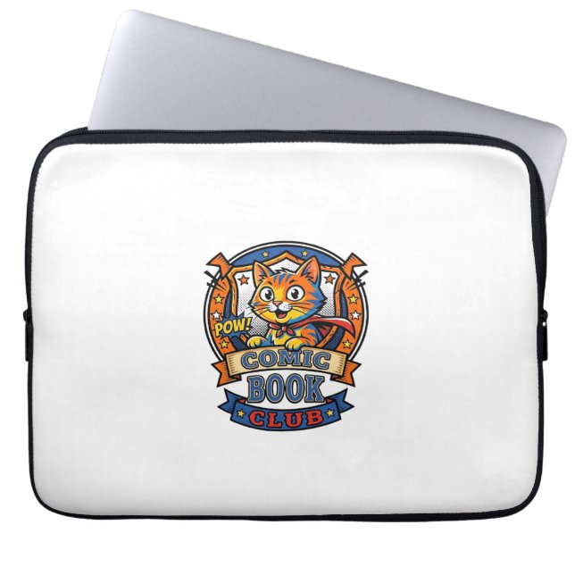 Capa Para Notebook Gata de Quadrinhos Presente para Mãe de Gata - Gat (Frente)