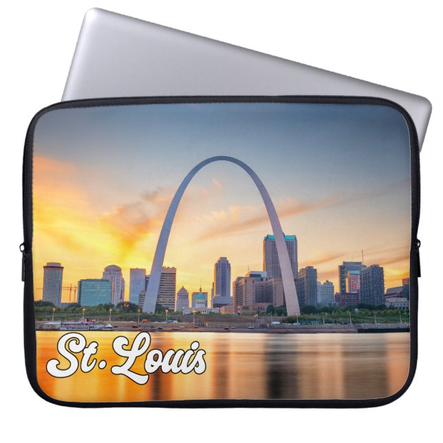 Capa Para Notebook Gateway Arch, Rua Louis, Missouri, EUA (Frente)
