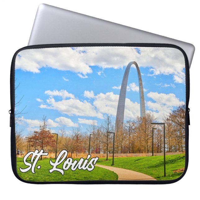 Capa Para Notebook Gateway Arch, Rua Louis, Missouri, EUA (Frente)