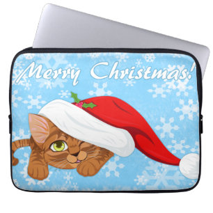 Capa Para Notebook Gatinho Feriado