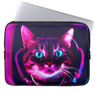 Capa Para Notebook gato astronauta