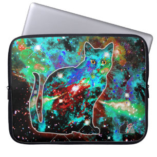 Capa Para Notebook Gato Cósmico Eletrônicos Lambda Bag