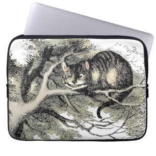 Capa Para Notebook Gato de Cheshire Alice no País das Maravilhas Clás