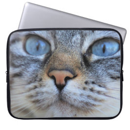 Capa Para Notebook Gato de cinza