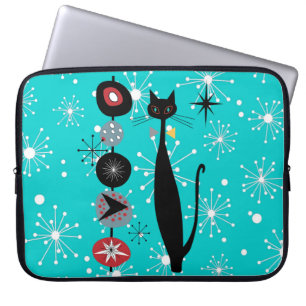 Capa Para Notebook Gato de Gatinhos Modernos do Meio século da Era A