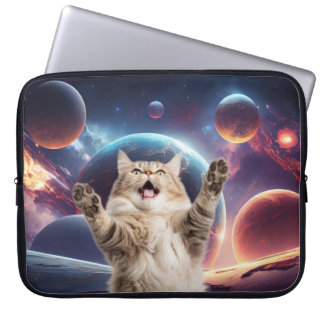 Capa Para Notebook Gato espacial