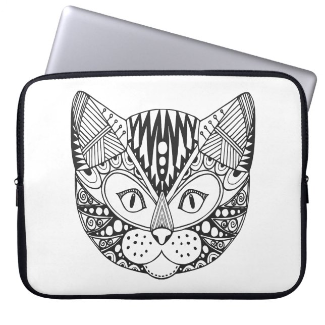 Capa Para Notebook Gato inspirado (Frente)