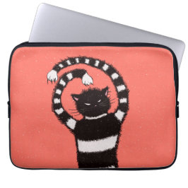 Capa Para Notebook Gato Mau estranho