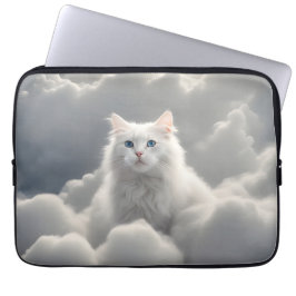 Capa Para Notebook Gato nas nuvens