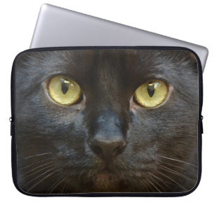 Capa Para Notebook Gato negro