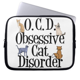 Capa Para Notebook Gato Obcecado