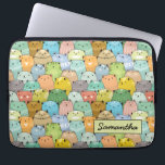 Capa Para Notebook Gato Personalizado Super Bonito<br><div class="desc">Bolsa de laptop de Gato Personalizado Bonita - Esta bolsa de laptop adorável com uma multidão de gatos de estilo multicolor será um grande sucesso de fogo com os seus amigos adoráveis de gatos. Temos que deixar o gato fora da bolsa nesta porque esta bolsa de laptop personalizada é apenas...</div>