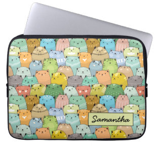 Capa Para Notebook Gato Personalizado Super Bonito